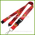 Custom screen printing exhibition LOGO Nylon lanyards work permit card lanyard mobile phone rope Lanyard